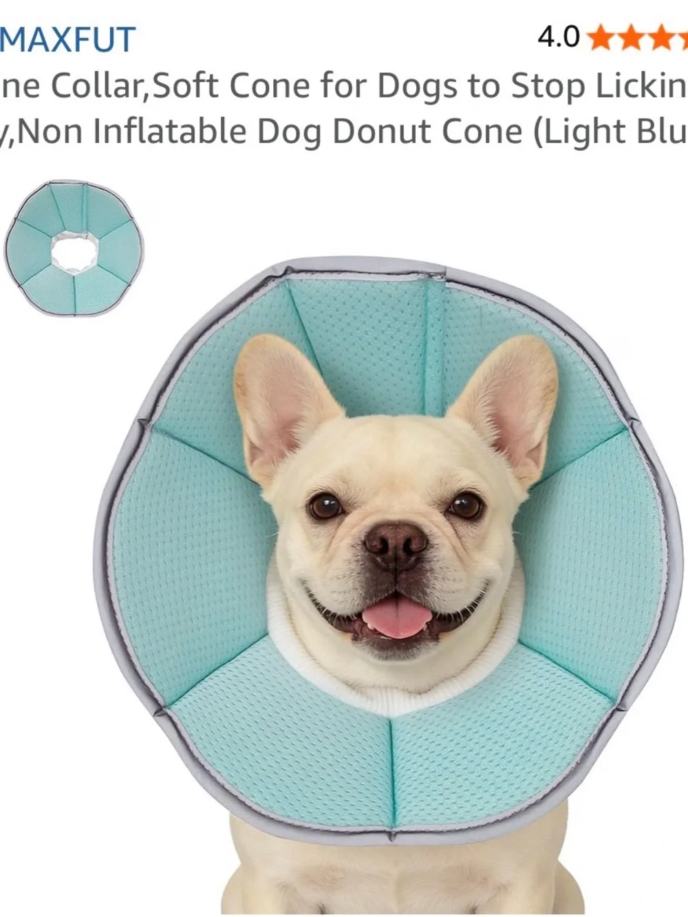 Dog Cone Collar,Soft Cone for Dogs to Stop Licking After Surgery, Sm